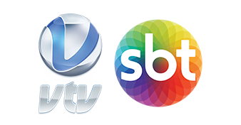 Logomarca VTV, afiliada SBT